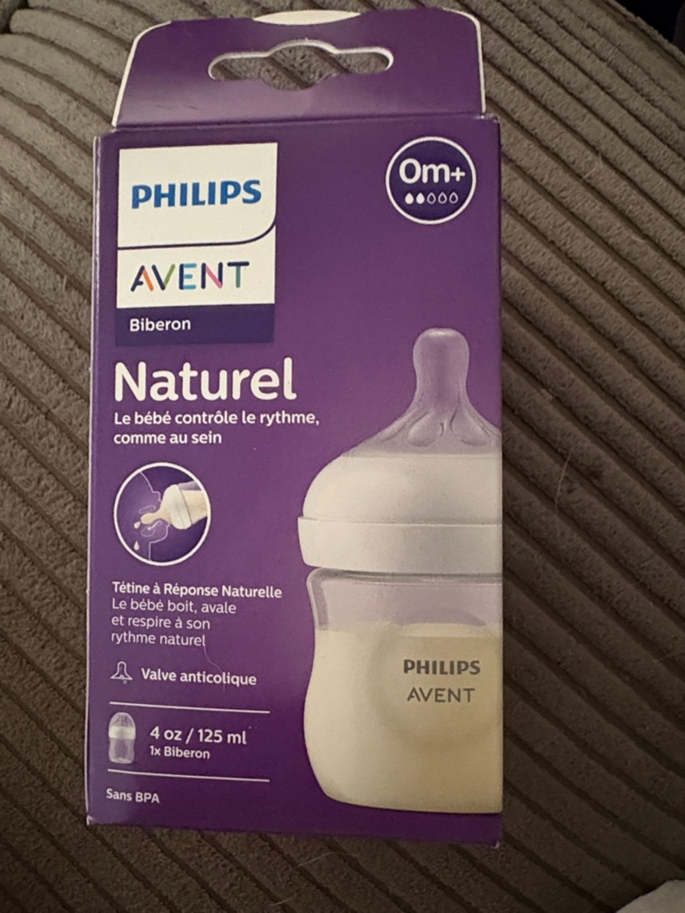 Philips Avent Natural Baby Bottle - White/Cream